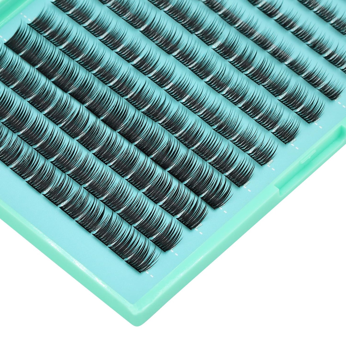 Bodermincer 120 Cluster 10-12-14mm/12-14-16mm/16-18-20mm Mixed Length Lash Cluster Eyelash Extension Natural 3D Russian Volume Faux 3D Effect Glue Bonded Cluster Eyelashes (Y11-C Curl-Black-8-10-12mm)