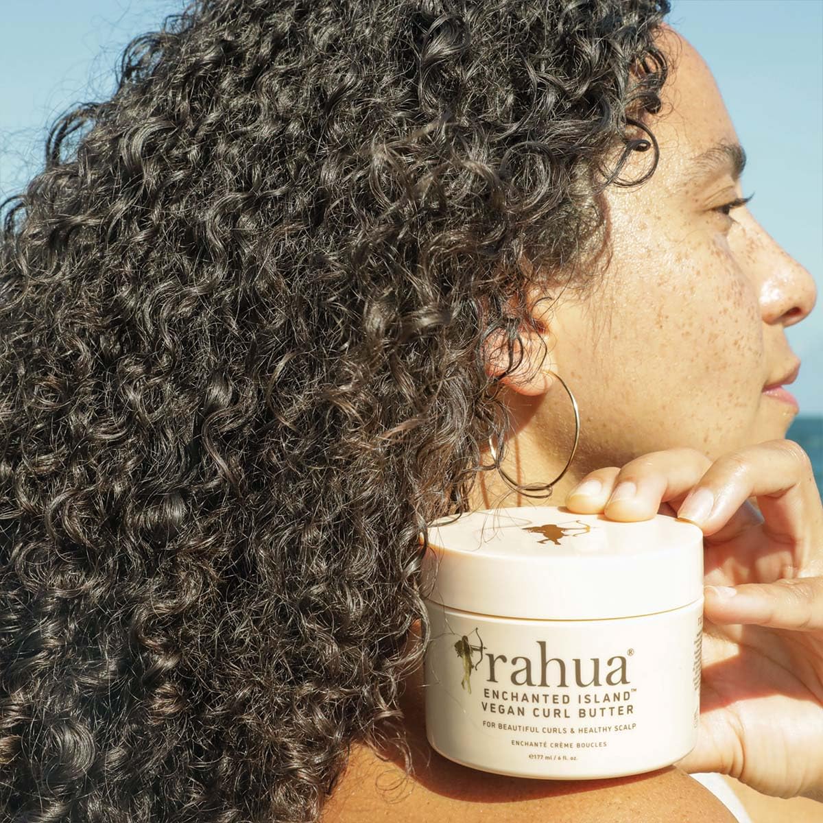 Rahua Enchanted Island Vegan Curl Butter 6 Fl Oz, For Curly Hair, Organic Ingredients for Beautiful Curls and Helthy Scalp