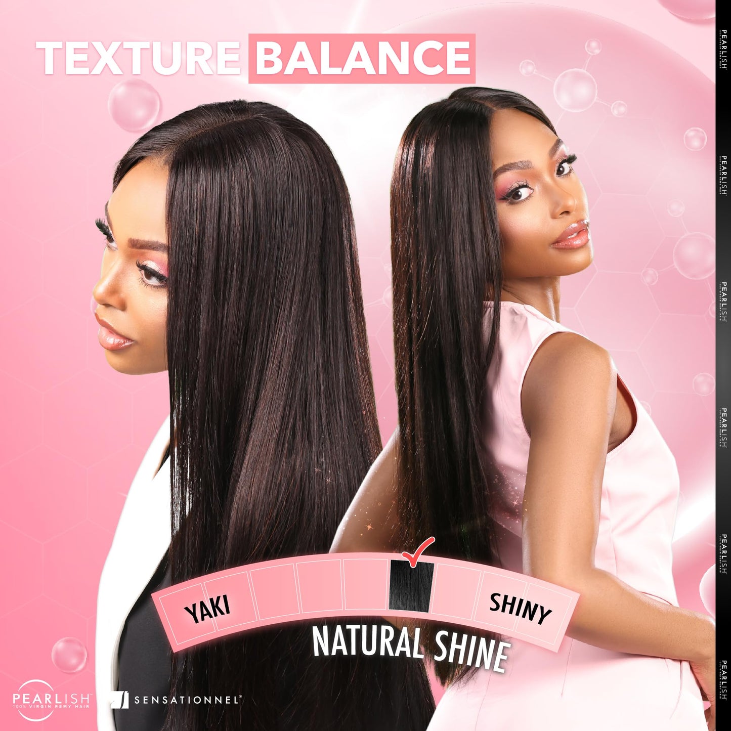 Sensationnel Pearlish Bundle BSS hair - Pearlish Bohemian Deep pearl conditioned 15a remy Beauty supply hair sew in or glue on human hair - Pearlish Bundles Bohemian (18 Inch, NATURAL)