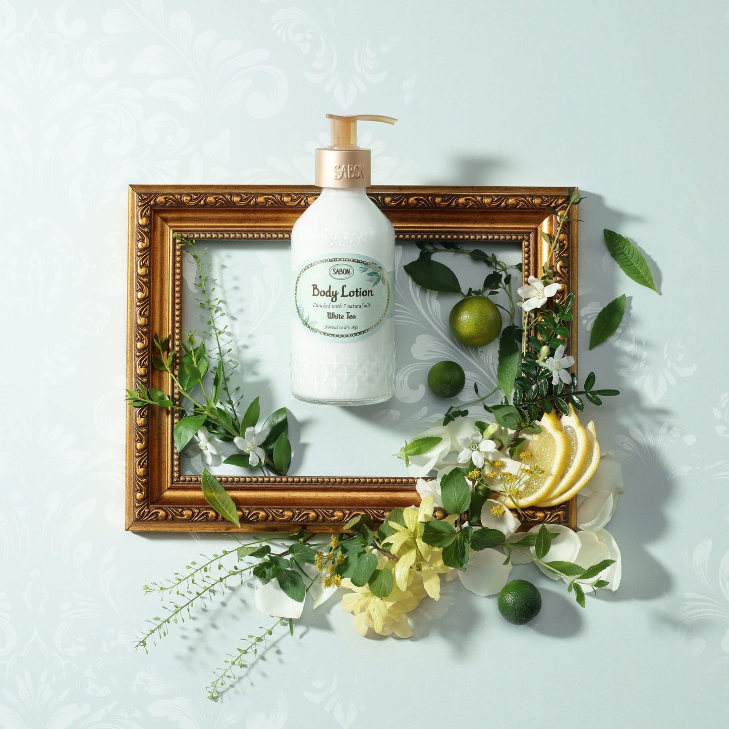 Sabon Body Lotion — White Tea | Ultra-Nourishing, Luxury Lotion for Plump Skin | Fig, Lemon, Jasmine | For All Skin Types | 6.7 Fl Oz