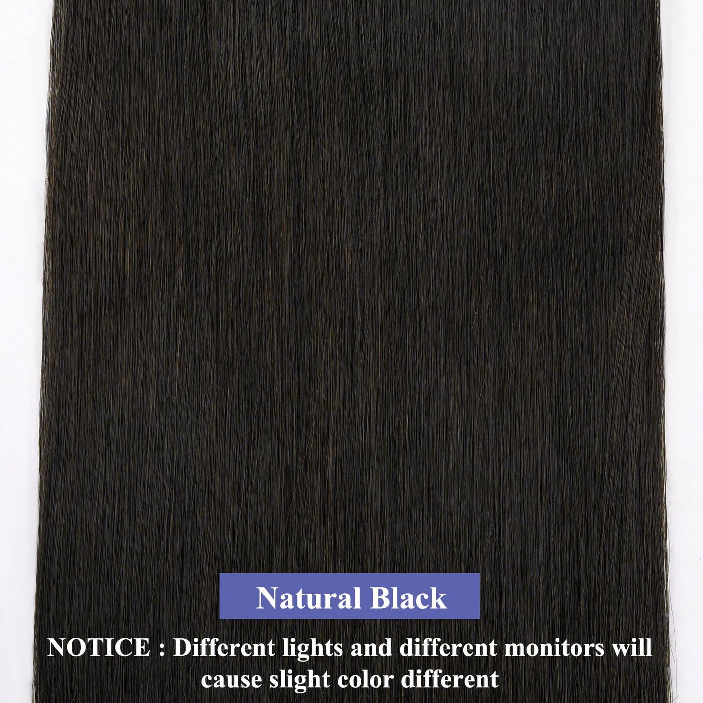 Loveline 18 Inch Tape in Hair Extensions Human Hair 20pcs 50g Skin Weft Invisible Natural Black Tape in Extensions 100% Remy Straight Human Hair Extensions for Women