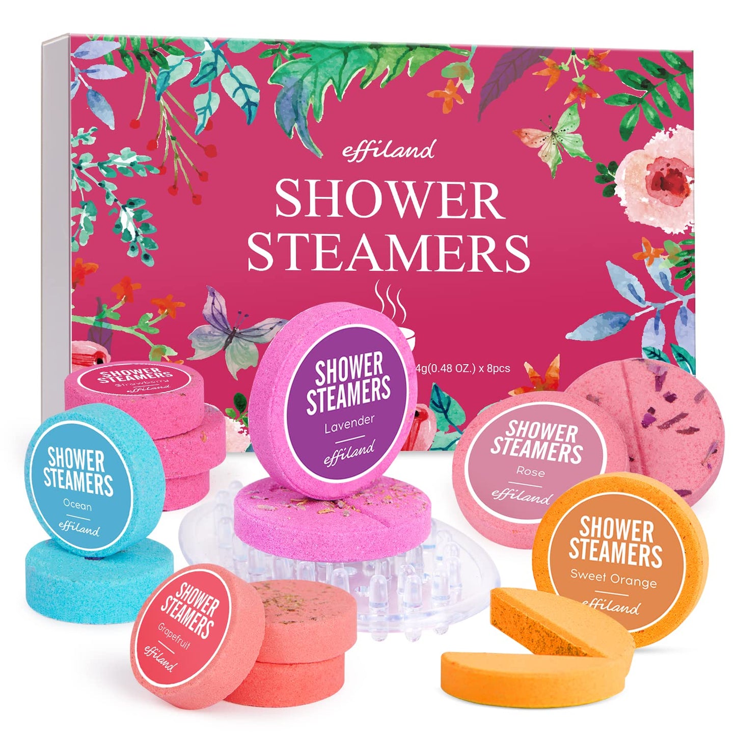 EFFILAND Shower steamers Aromatherapy -14 PACK Shower steamers Self Care & SPA Relaxation Gifts for Women and Mom Who Has Everything, Stocking Stuffers for Women, easter basket stuff for teens