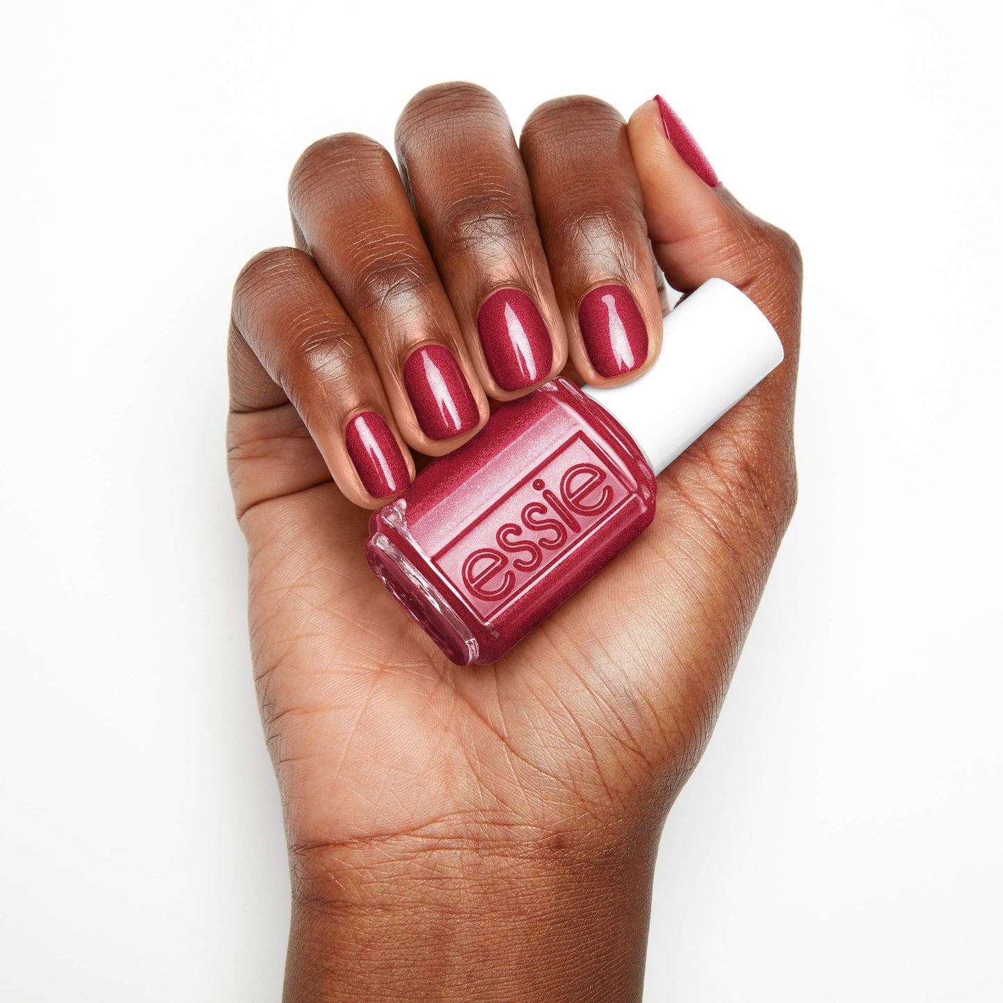 essie Salon-Quality Nail Polish, 8-Free Vegan, Muted Rose Pink, Gossip N' Spill, 0.46 fl oz (Pack of 2)