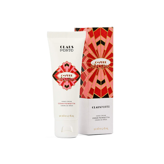 Claus Porto Chypre Hand Cream, Cedar Poinsettia, 1.7 Fl Oz