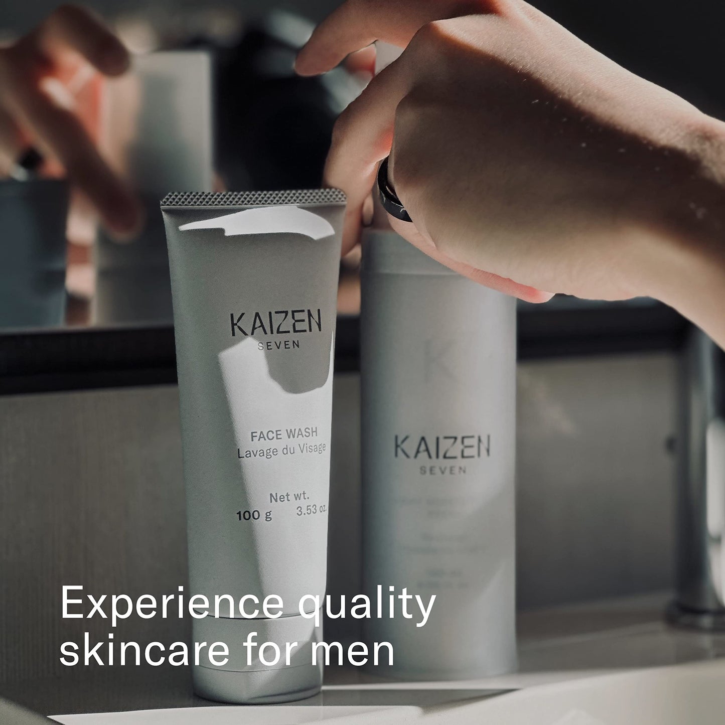 Kaizen Seven | Face Wash and Light Moisturizer Bundle | Simple Effective Skincare Routine | Made in Japan