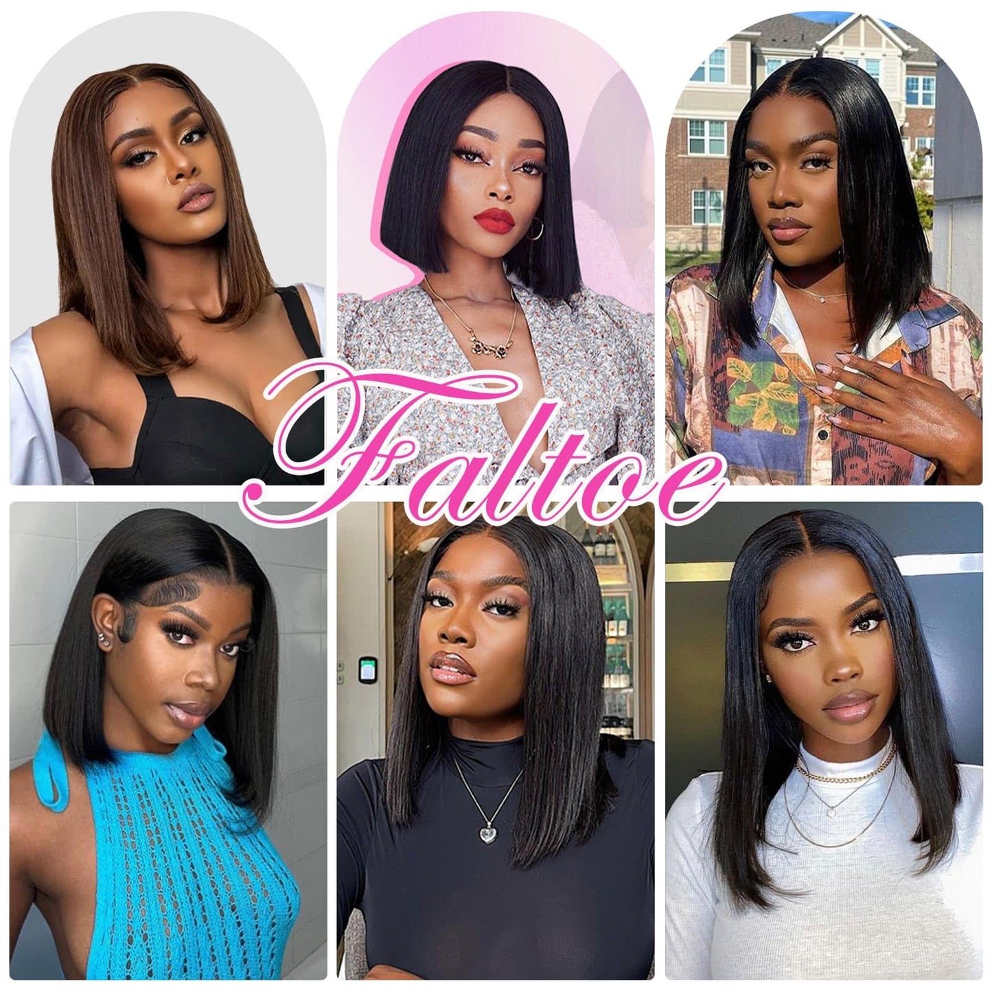 5x5 HD Lace Closure Wigs Human Hair Pre Plucked Pre Cut Wear and Go Glueless Wig for Beginners 16 Inch Bob Wig Human Hair 180% Density Short Bob Lace Closure Wigs for Women Straight Natural Black