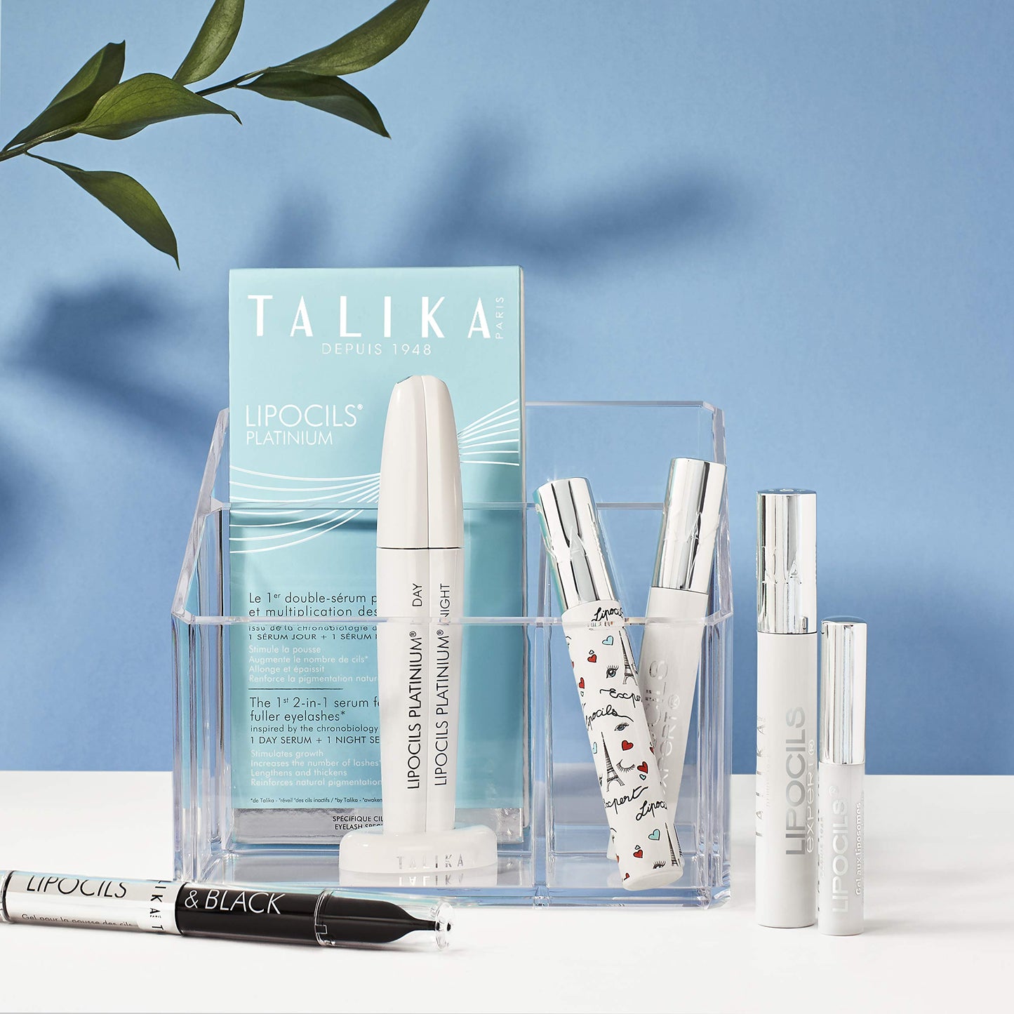 Talika Lipocils Mini - Travel size Lipocils - Talika - Eyelash Growth Gel - Eyelash Care - Eyelash Growth Booster - 4.2 ml bottle + Brush