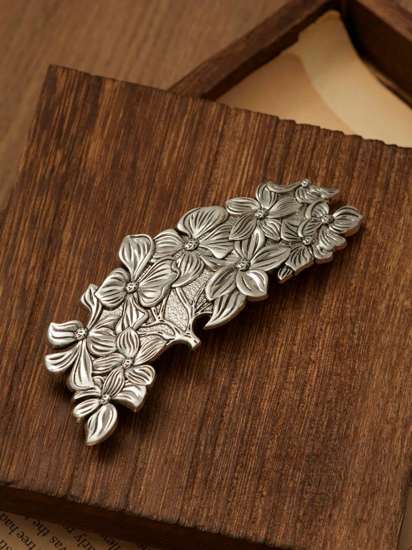 HAQUIL Flower Bloom Vintage Hair Clip, Vintage Viking Celtic Knot Protection Hair Clip Barrettes Gift for Women Girl Viking Hair Accessories