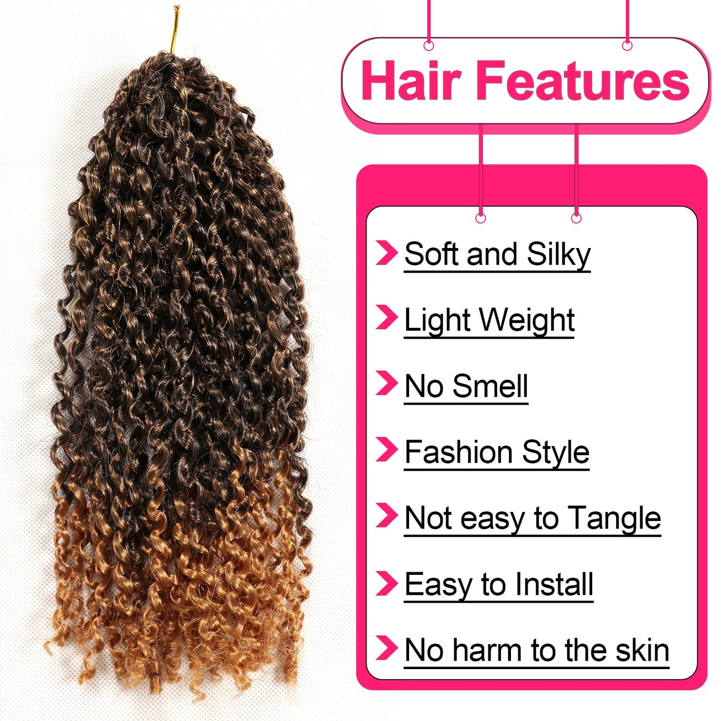 12 Inch Short Passion Twist Marlybob Crochet Hair 6 Bundles Kinky Curly Short Crochet Braids Twist Crochet Braiding Hair (6 Bundles 12 Inch, 1B/27#)