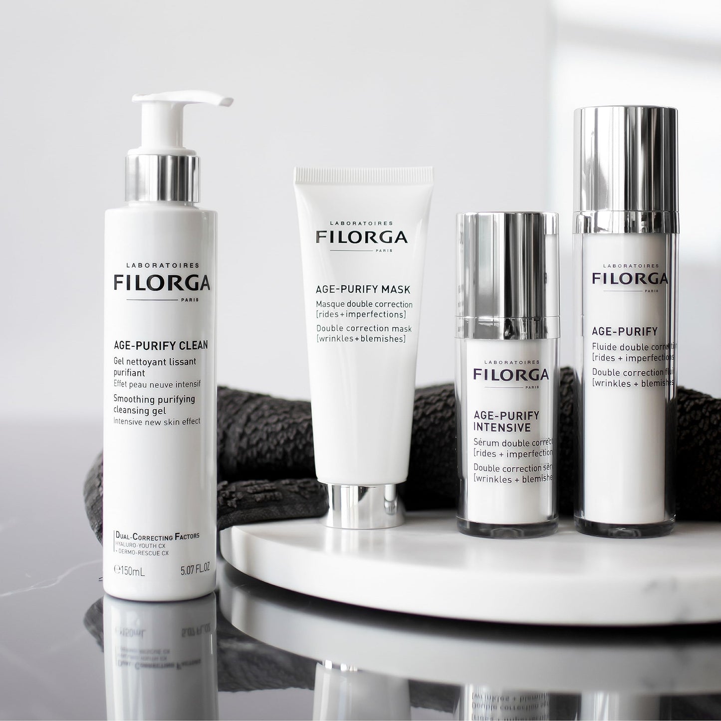 Filorga Age-Purify Intensive Anti-Aging and Blemish Serum, With Hyaluronic Acid and Dermo-Rescue Formulation To Minimize Wrinkles and Reduce Pores, Redness, Shine, and Blackheads, 1 fl. oz.