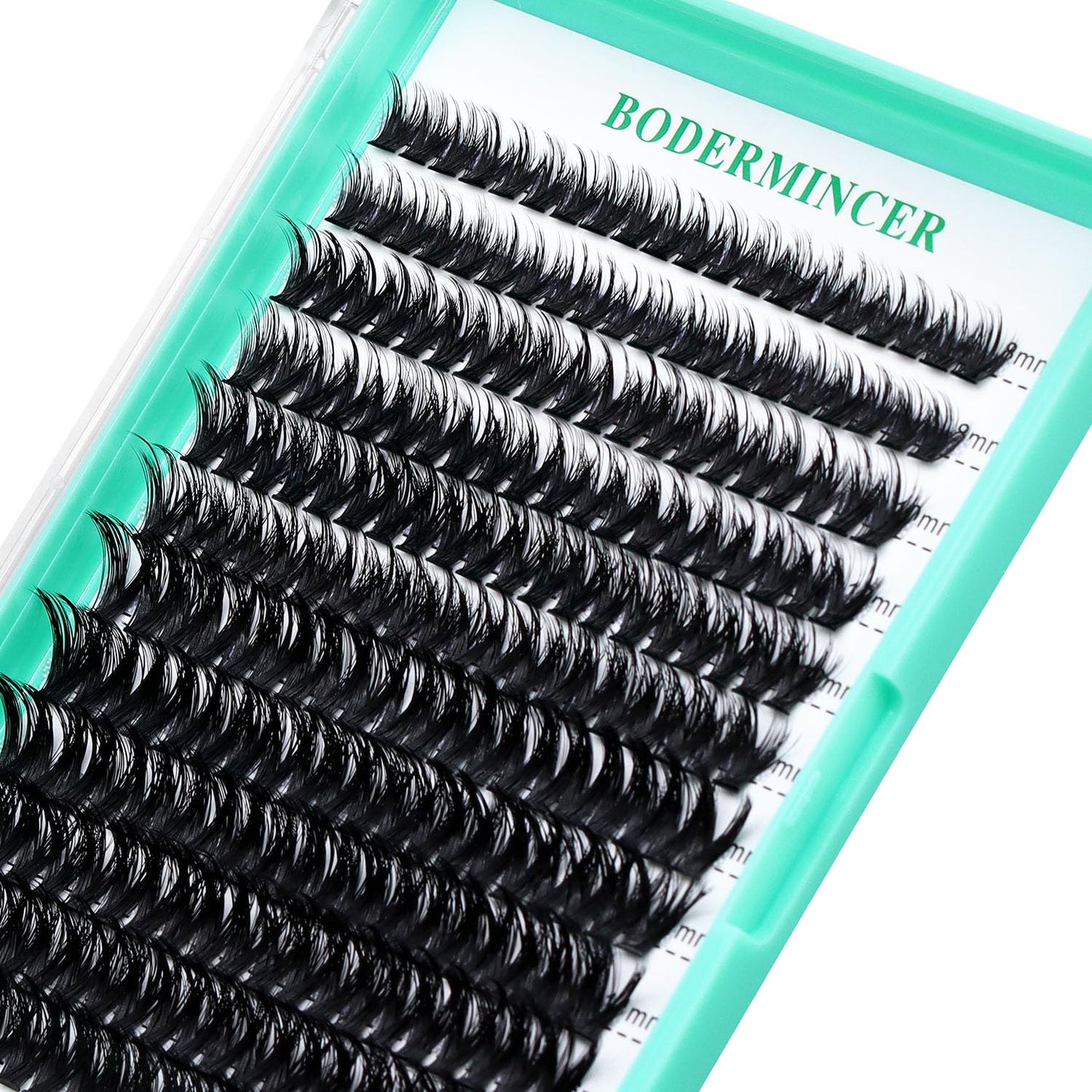 Bodermincer 20D/30D/40D/50D Cluster Large Tray 240pcs D Curl Individual Cluster Eyelashes False Eyelashes Extension Individual Eyelash Bunche Lash Cluster DIY at Home (80D-14-16-18-20mm MIX)