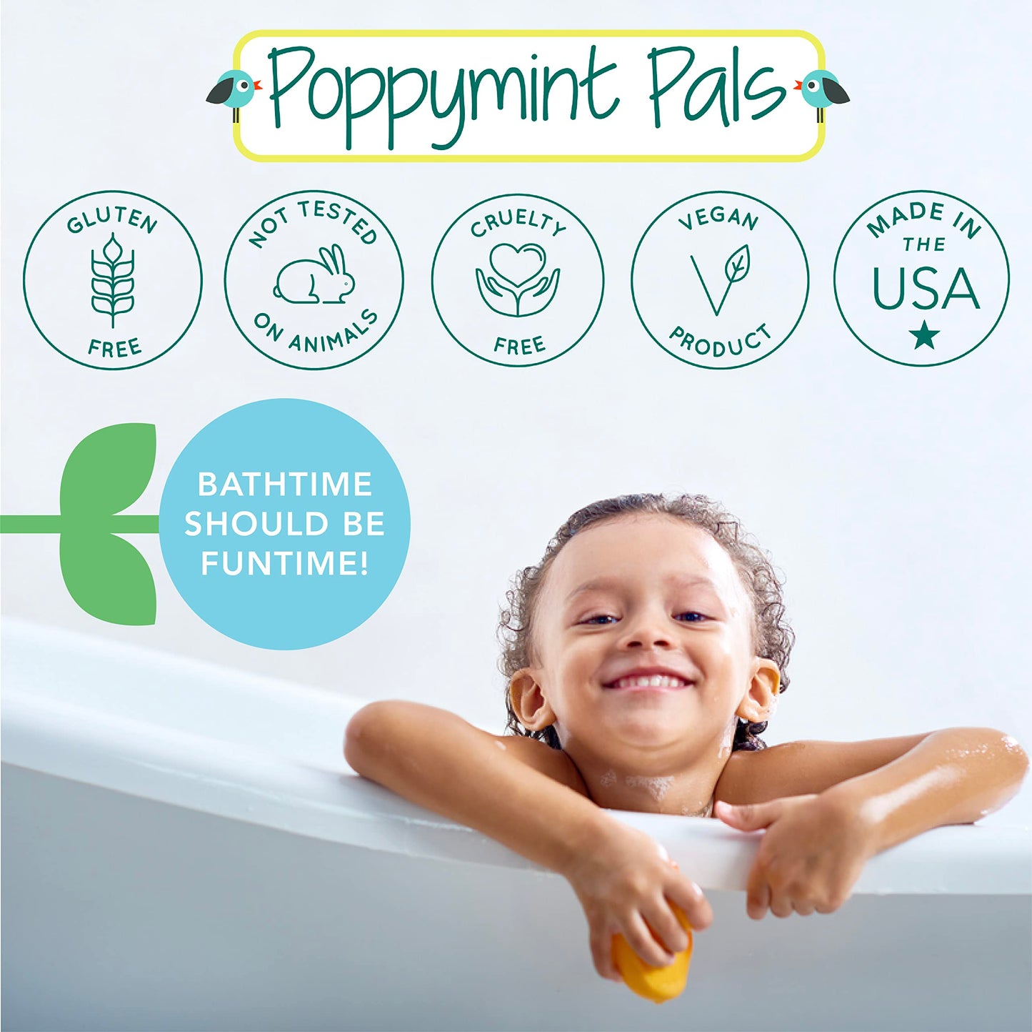 Poppymint Pals Toddler Bath Soak- Calming/Lavender Chamomile