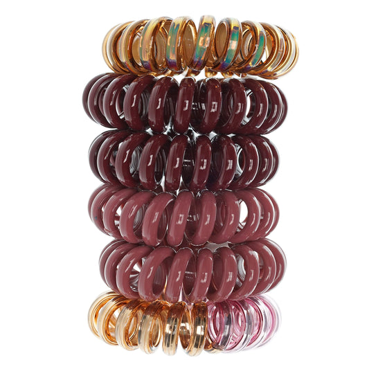 Ouidad Made For Curlsâ„¢ XL Coil Hair Ties, Assorted Colors, 1 Count (Pack of 6)