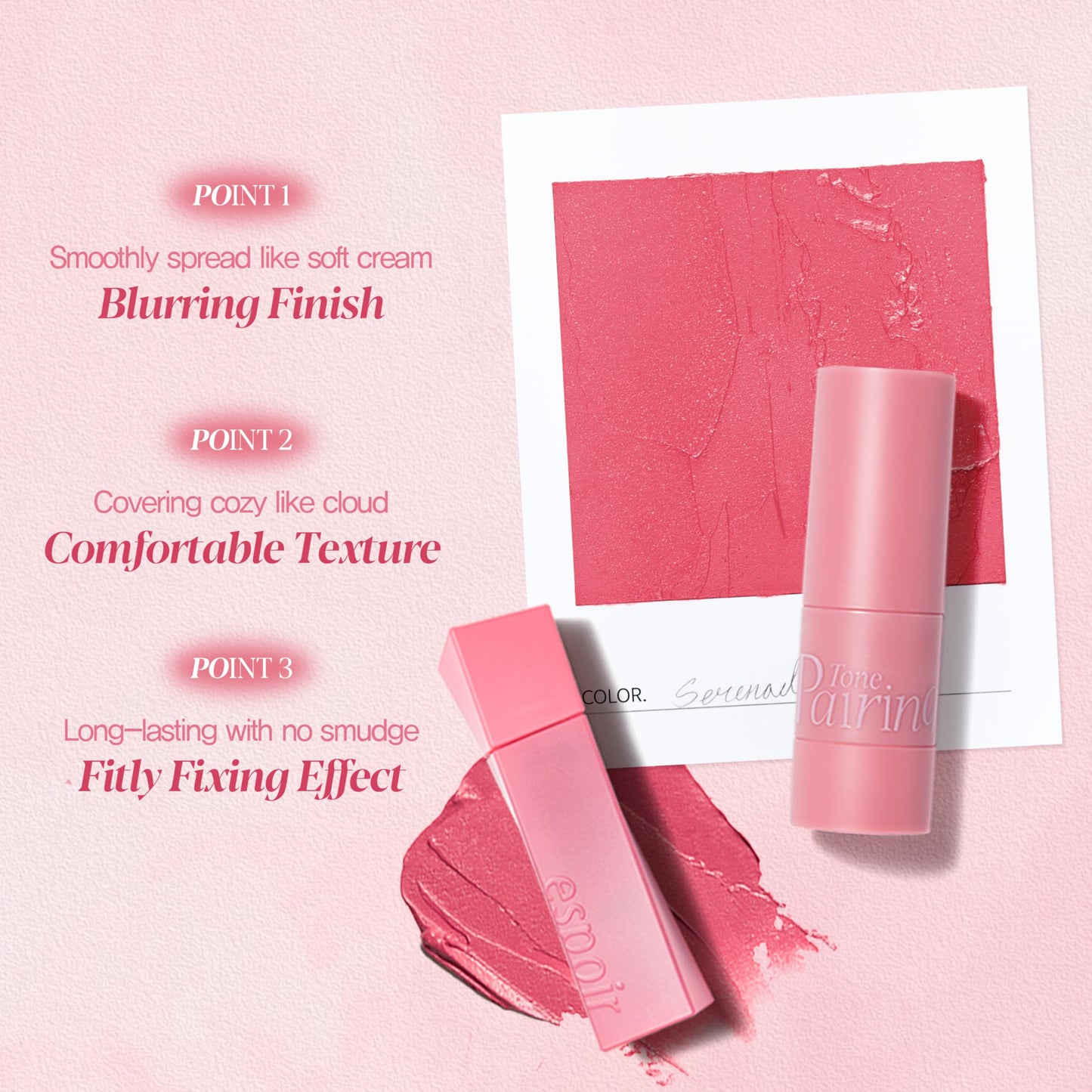 Espoir Couture Lip Tint Blur Velvet # Serenade Combo | Popular Color Limited Lip Tint Combo | Lightweight Matte Finish without Oil | Daily and Versatile Pink | Korean Lip Makeup | K-Beauty