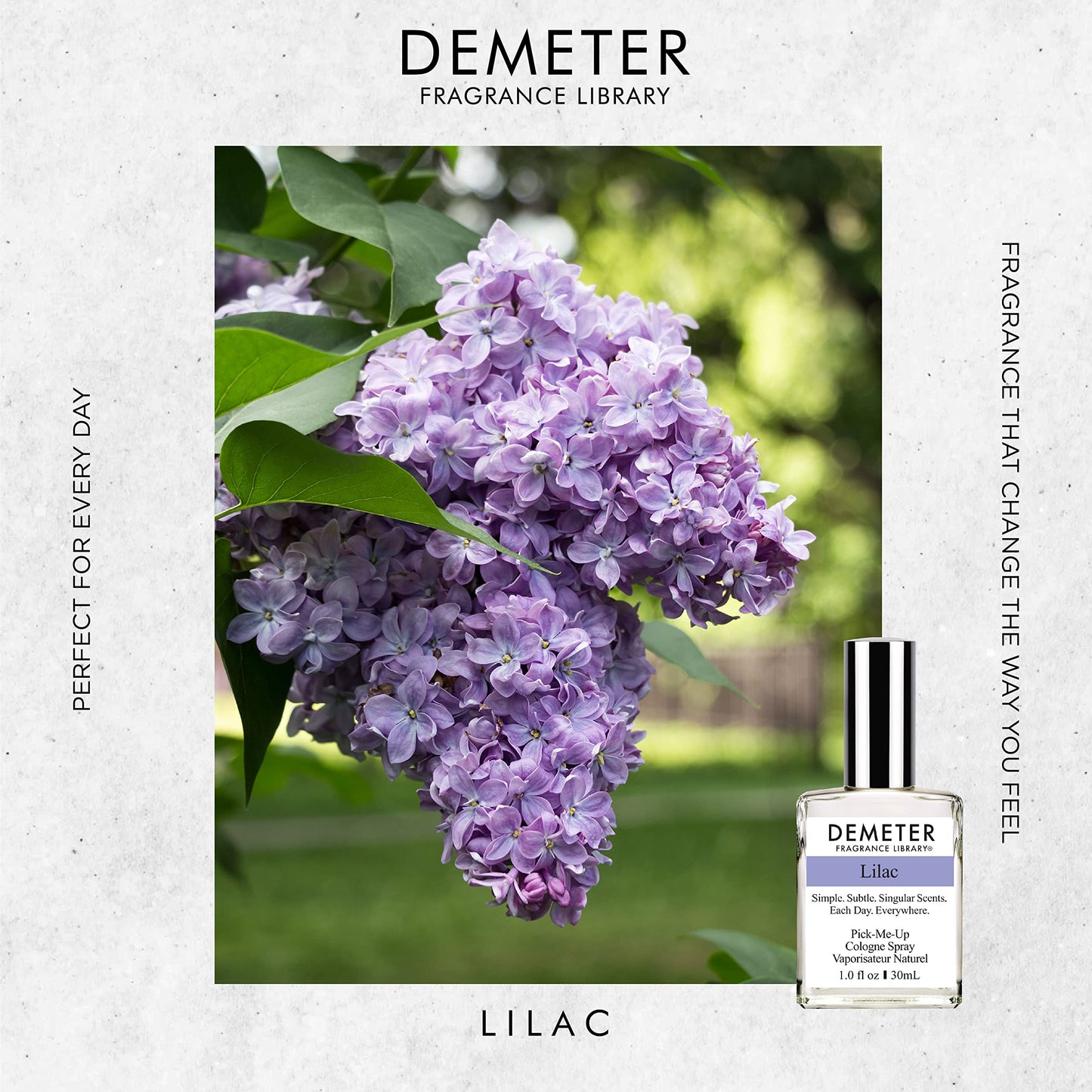 DEMETER Lilac, 1 oz Cologne Spray, Perfume for Women