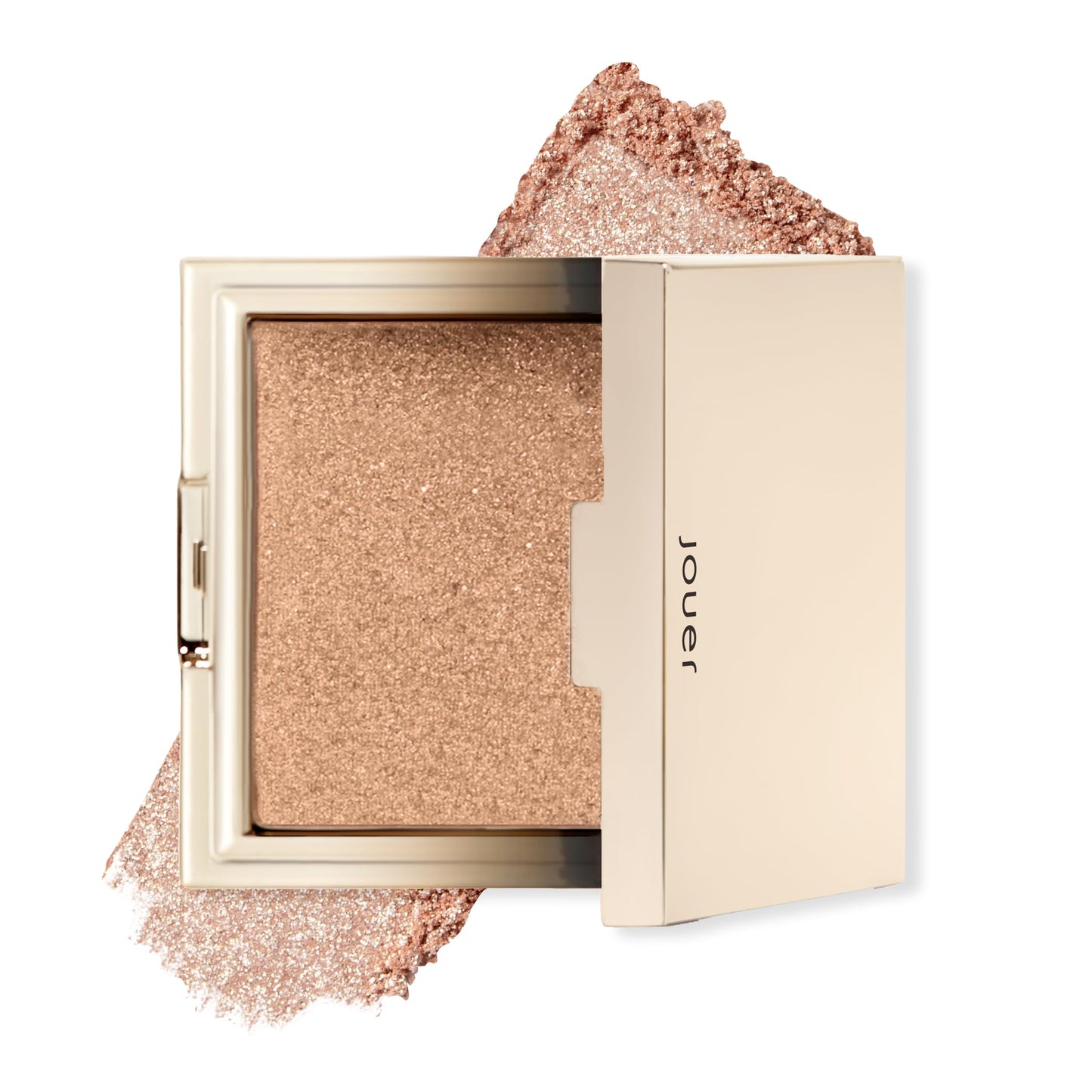 Jouer Powder Highlighter - Creamy Formula - Luxurious Finish - Buildable Pigment - Talc, Paraben, Gluten & Cruelty Free - Vegan Friendly, Citrine-Shimmering Gold, Skinny Dip