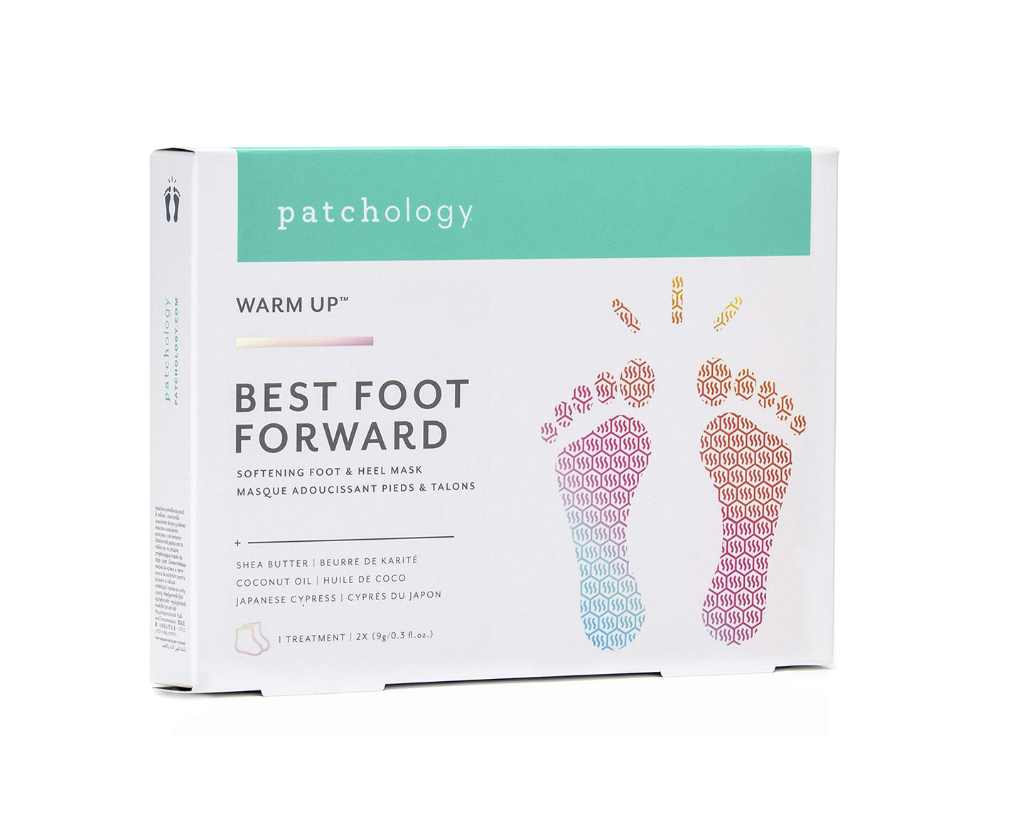 Patchology Bundle with Softening Foot Mask (1 Pack) and Self-Warming Hand Mask (1 Pack) — Foot and Heel Masks for Dry Cracked Feet — Hand and Cuticle Mask Treatment to Moisturize Dry Skin