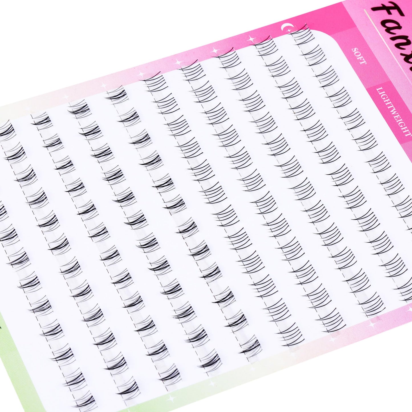 FANXITON Bottom Lash Extension Kit DIY Manga Lash Clusters with Lash Glue 6-7mm Natural 2 Style Lower Lashes 120Pcs Anime Eyelashes Cluster Kit