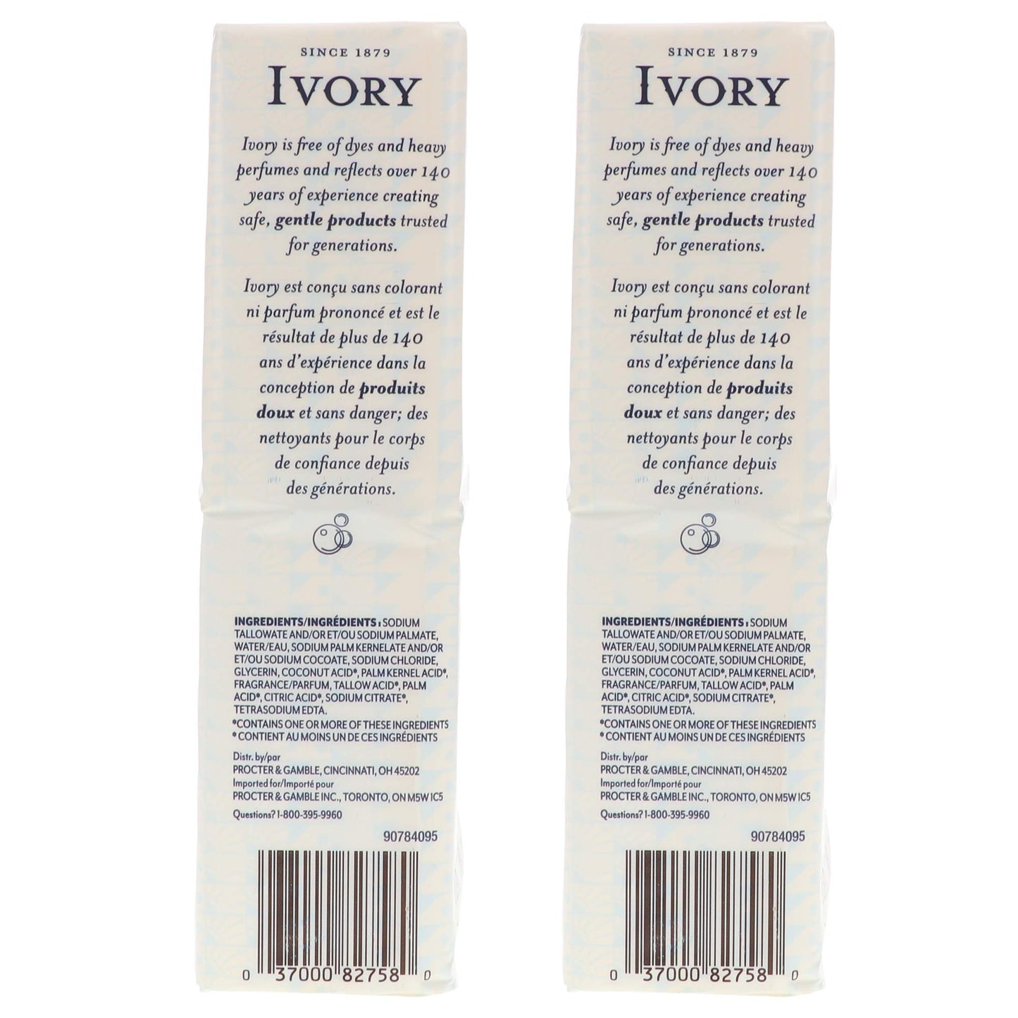 Ivory Original 10-Count: Bath Size Bars (4 Oz), 38.8 Ounce (Pack of 2)