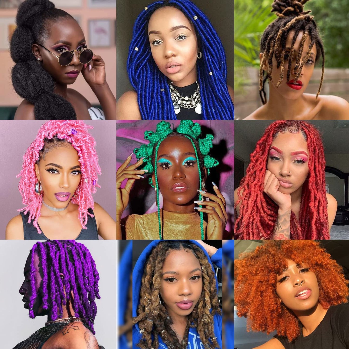 Marley Hair 10 Inch 7 Packs Honey Blonde Marley Twist Braiding Hair for Soft Faux Locs Crochet Hair Pre Separated Springy Afro Twist Hair Pre Fluffed Spring Twist Hair Extensions(10",27#)