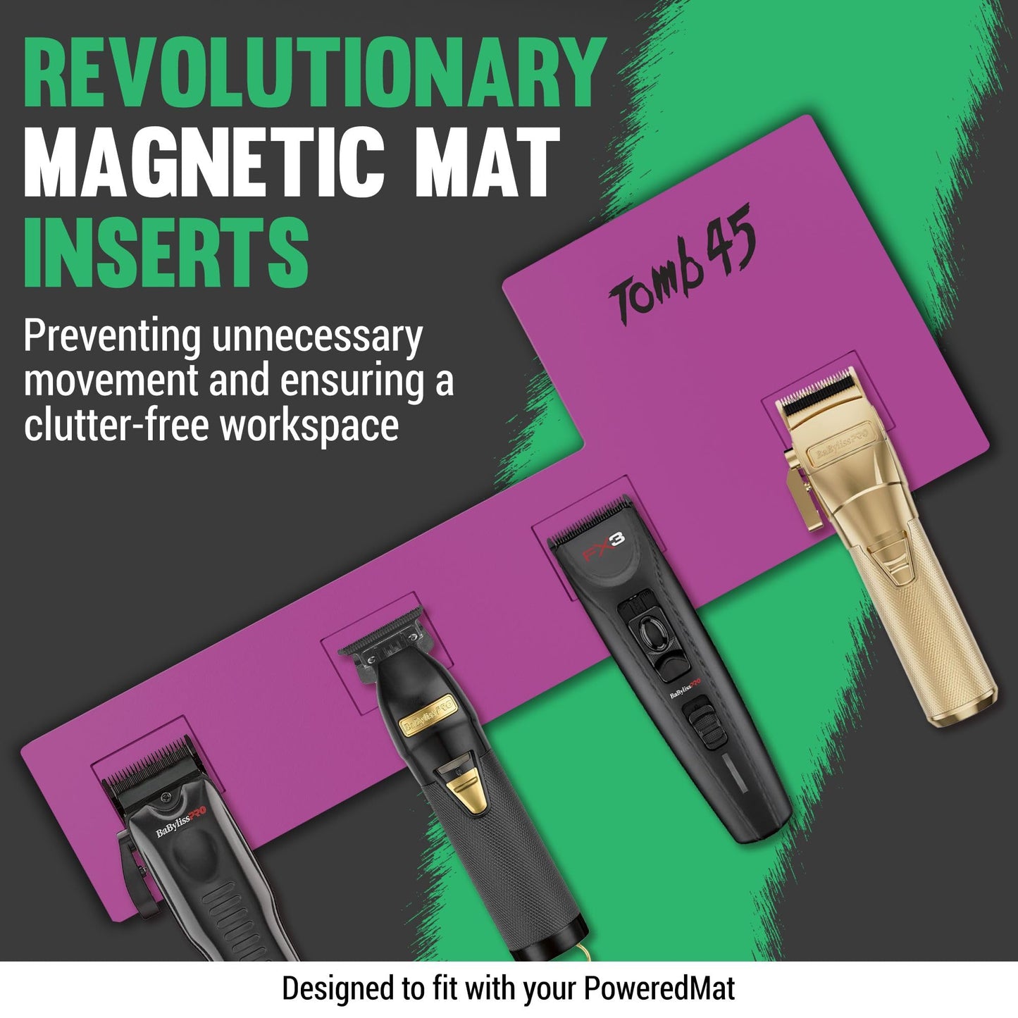 Tomb 45 Magnetic Mat Insert - Charger Mat Magnetic Insert Tool Holder for Magnetic Tools