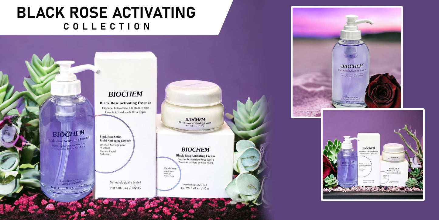 BIOCHEM Black Rose Activating Cream - Face Moisturizer 1.41 oz. / 40