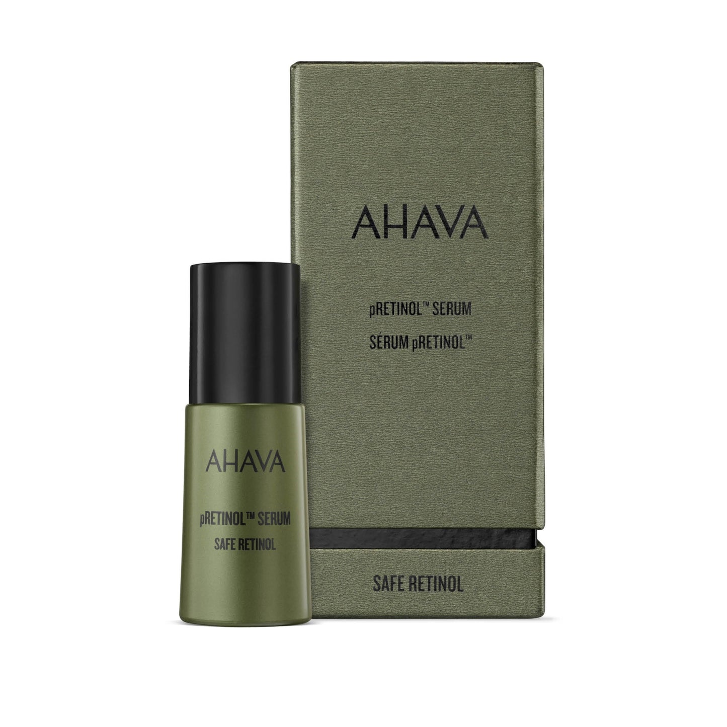 AHAVA Safe pRetinol Powerful Concentrating Anti-Aging Serum - With Patented Exclusive Safe pRetinol & Dead Sea Osmoter, Lightweight Silky Serum to Reduce Wrinkles & Improve Luminosity, 1 Fl.Oz