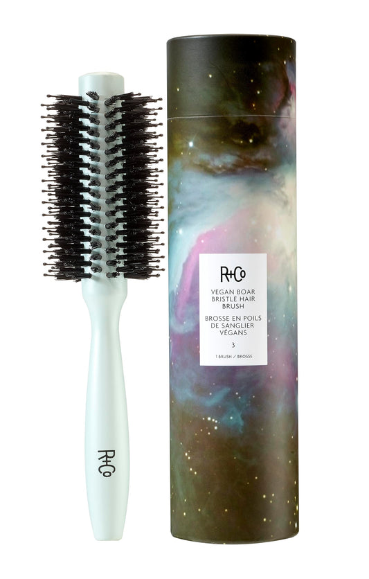 R+Co Vegan Boar Bristle Hair Brush #3 (58 mm)