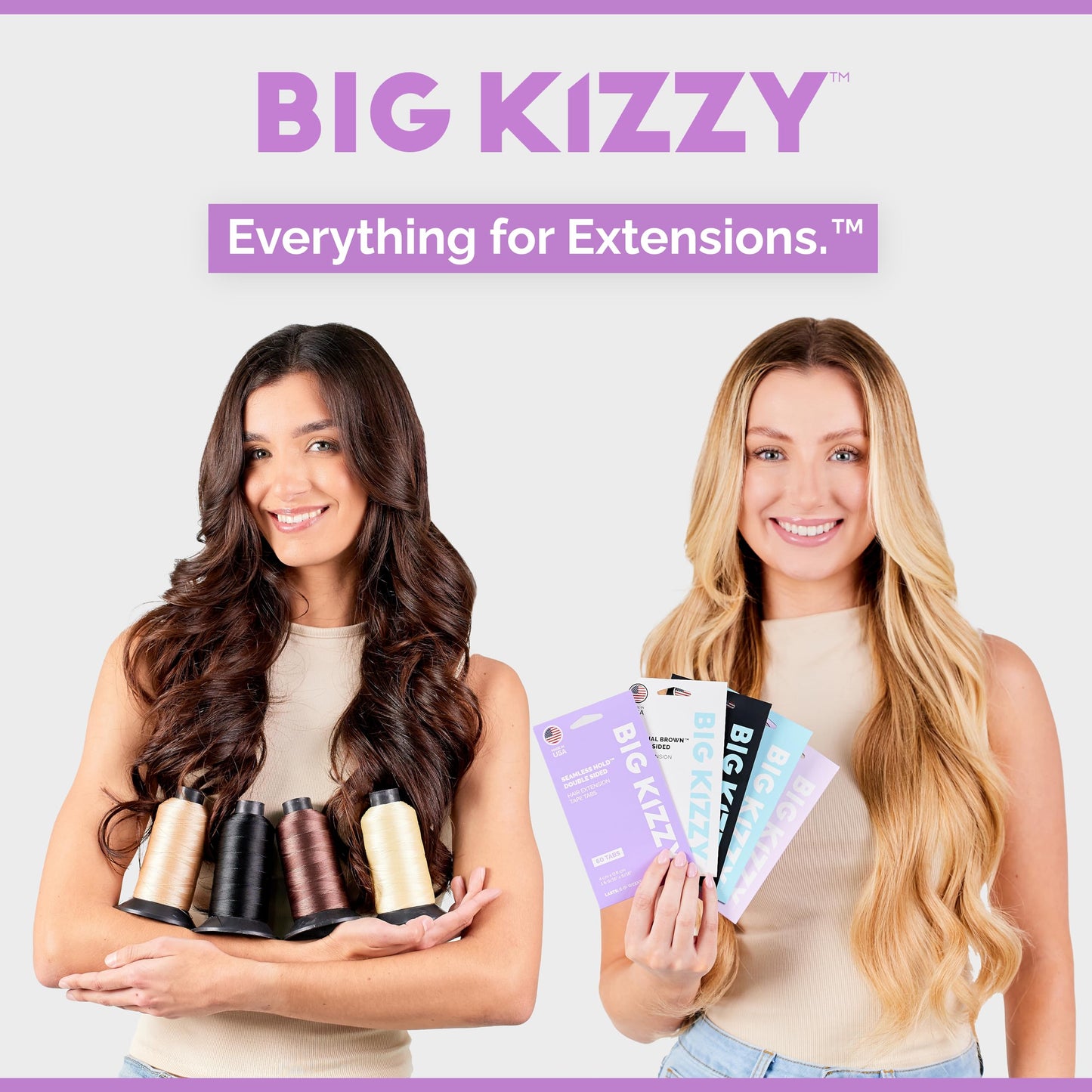 Damage Repair Shampoo and Conditioner Set - Keratin & Rice Protein Repair & Smooth Dry, Damaged Hair. Chemical Love Affair by Big Kizzy. Extensions, Color & Keratin Safe. Sulfate & Paraben Free.