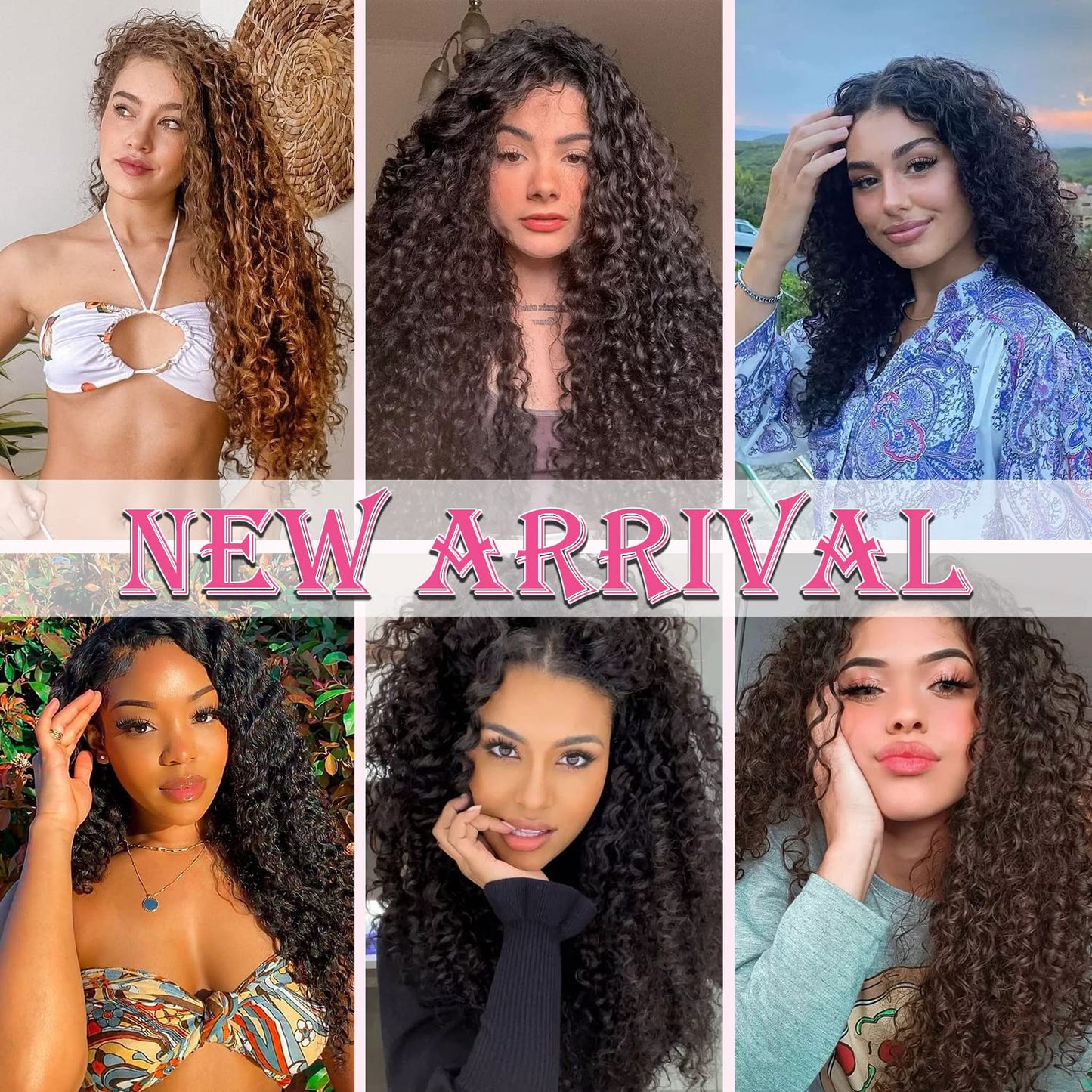 Gogo Curl Crochet Hair 8 Inch Short Curly Crochet Hair for Black Women Beach Curl Water Wave Curly Crochet Braids Hair, Deep Wave Synthetic Braiding Hair Extensions(8 inch P4/30)