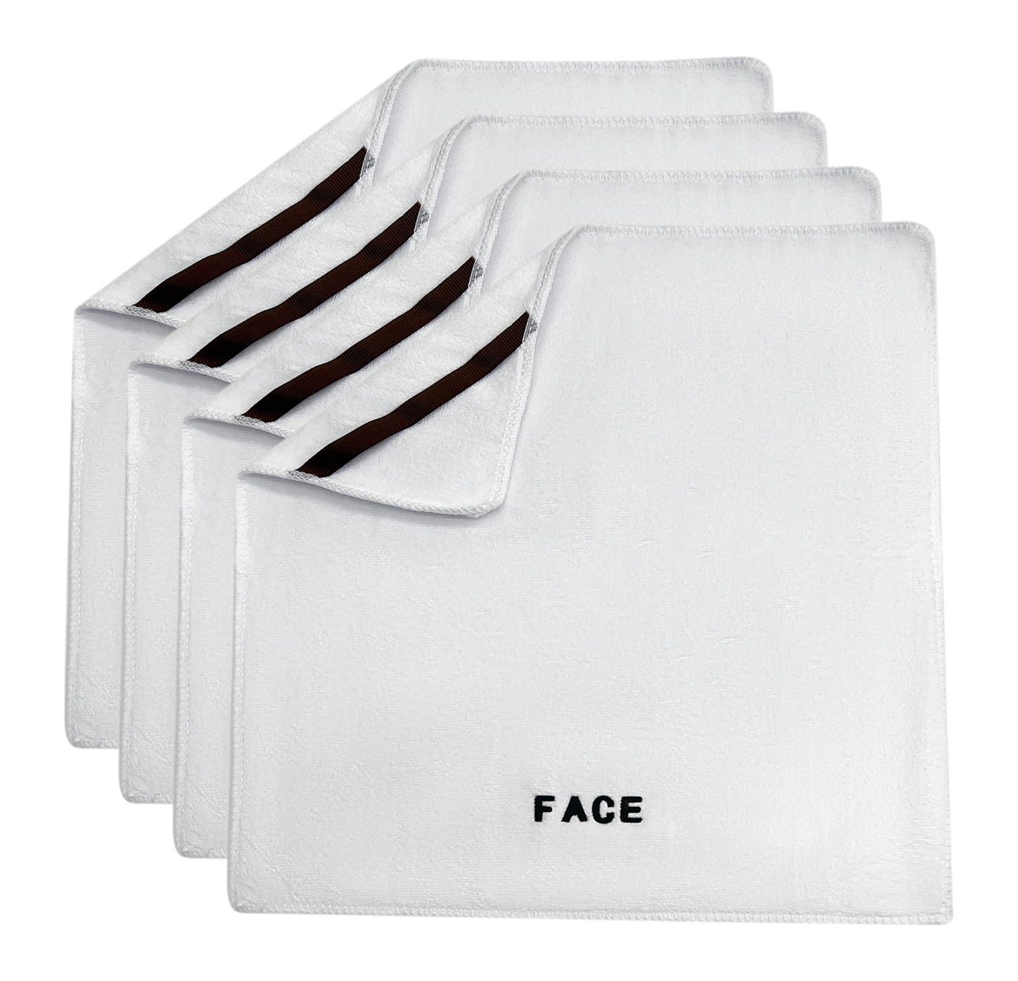 Microfiber FaceCloth by Crafty Cloth | Set of 4 | White