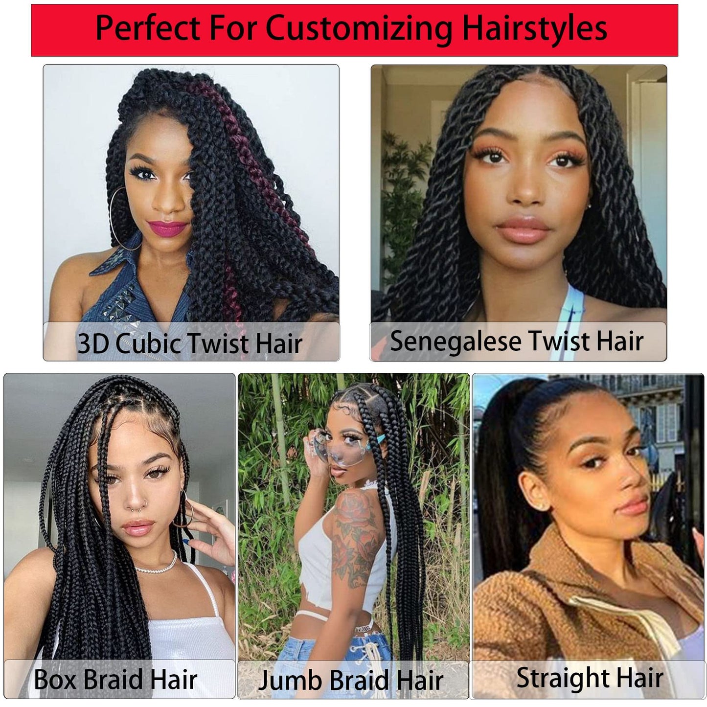 ROSDINA Pre-stretched Braiding Hair - 24 Inch 8 Packs Ombre Brown Long Braiding Hair For Twist or Box Braids, Yaki Texture Hot Water Setting Synthetic Braiding Hair Extensions (24 Inch, T30-8P)