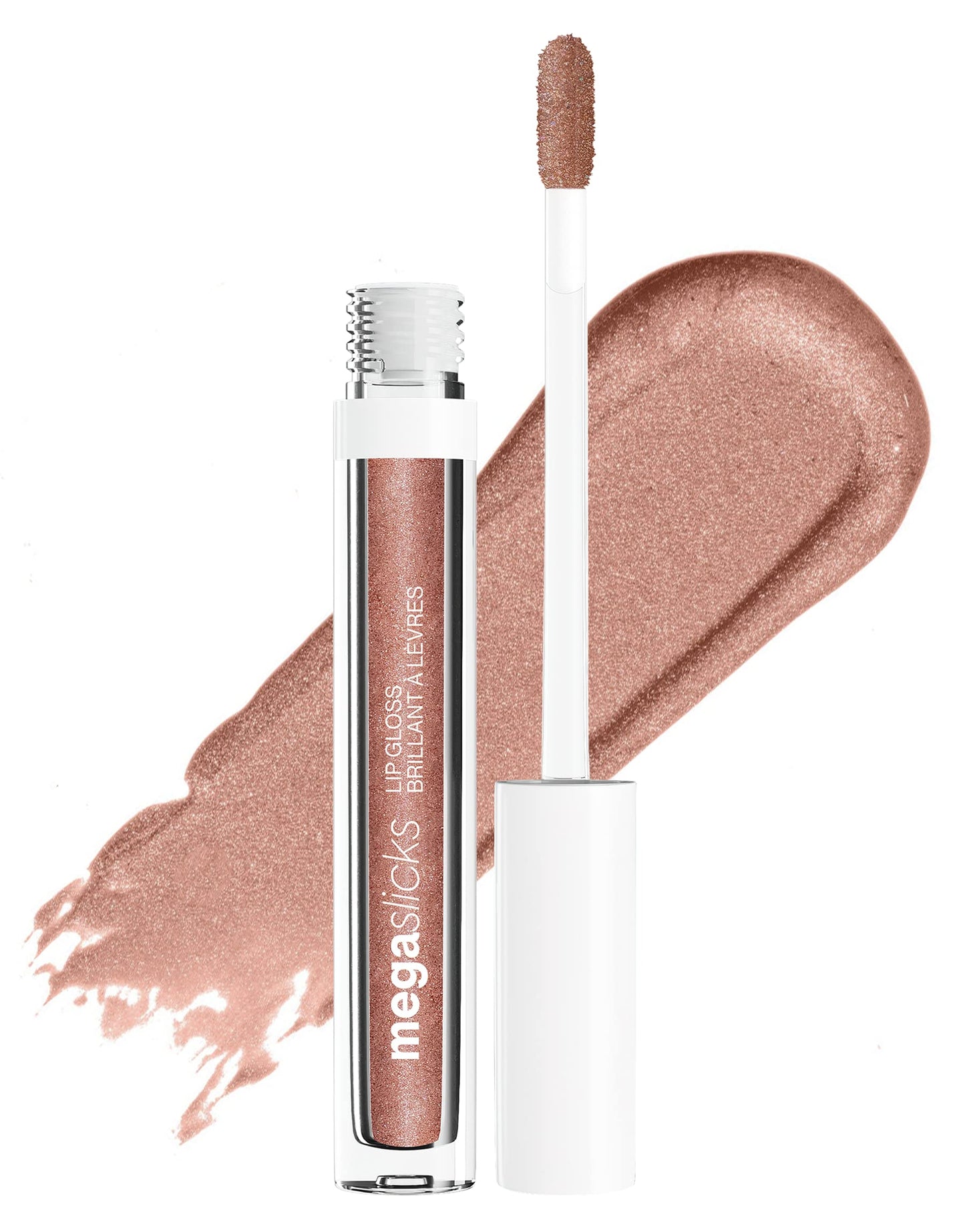 wet n wild MegaSlicks Lip Gloss, Ultra-Glossy, Vitamin-E Enriched, Ultra-Gloss High Shine Moisturizing, Cruelty-Free & Vegan - Bronzed Berry