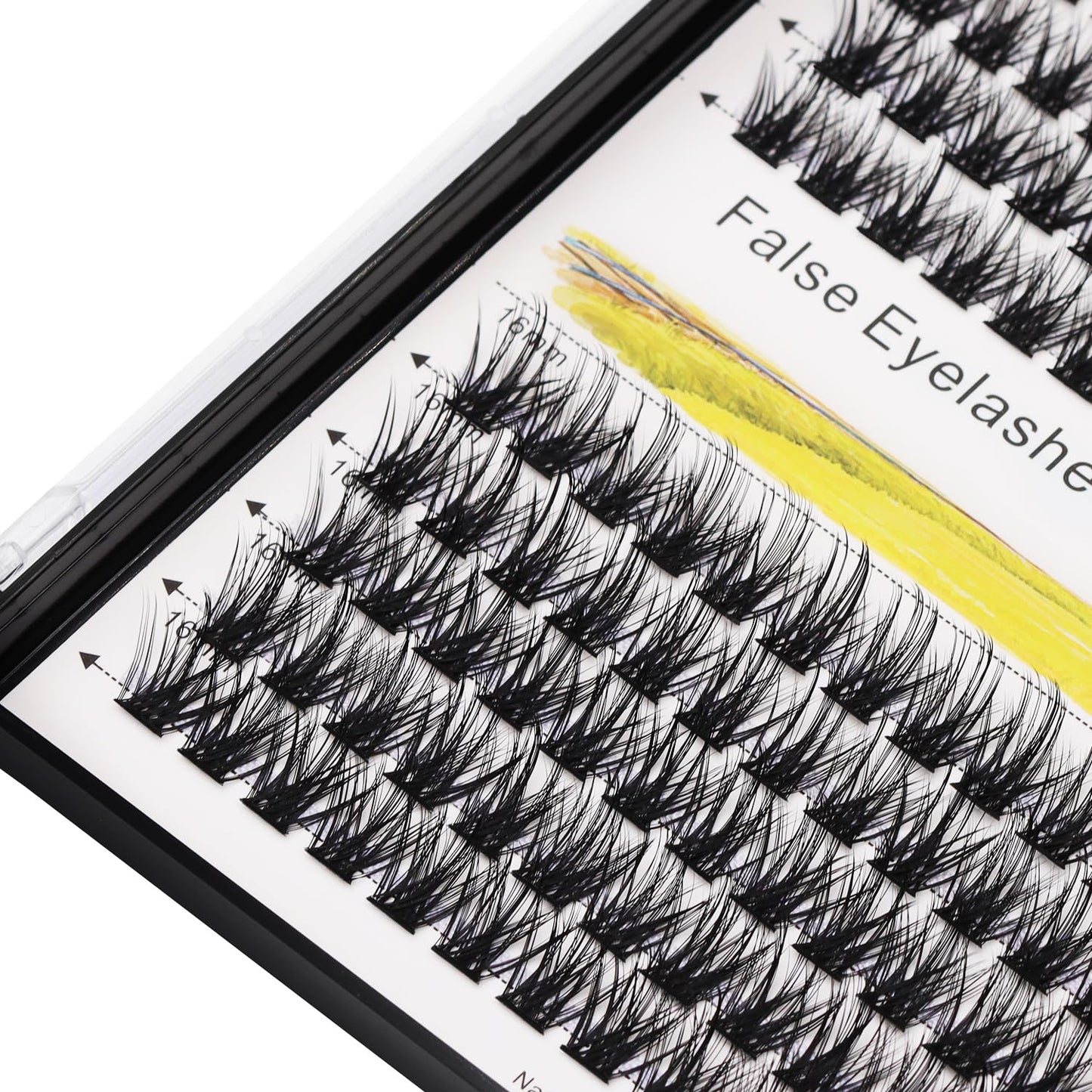 Bodermincer 120 Clusters D Curl M003# 12+14mm Mixed Wide Cluster False Eyelash Individual Cluster EyeLashes Grafting Fake False Eyelashes Eyelash Extension (M003# 12+14mm Mixed)