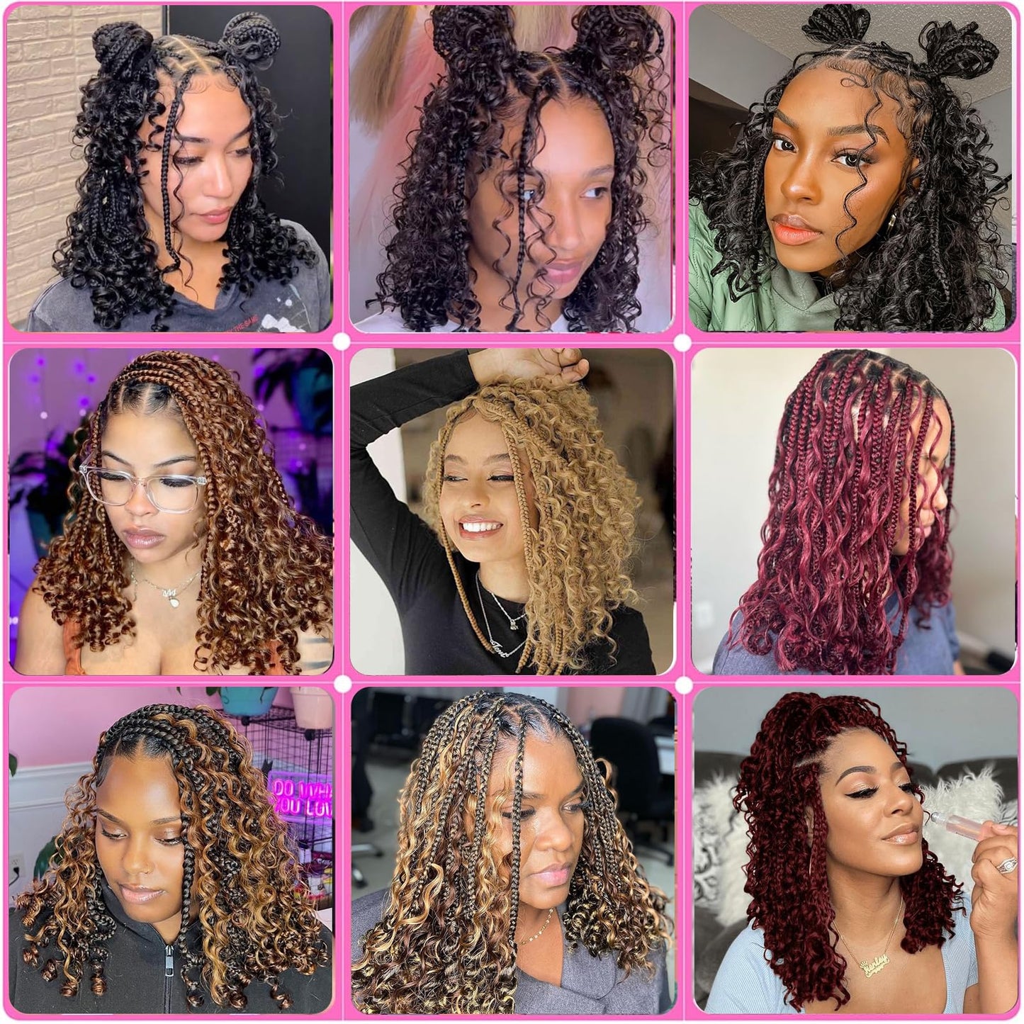 Human Braiding Hair for Boho Braids Highlight Deep Wave Bulk Human Hair for Braiding 20 Inch 1 Bundle 50G P430 Brazilian Wet and Wavy Curly Ombre Human Hair Braiding Hair Extensions No Weft Bundles