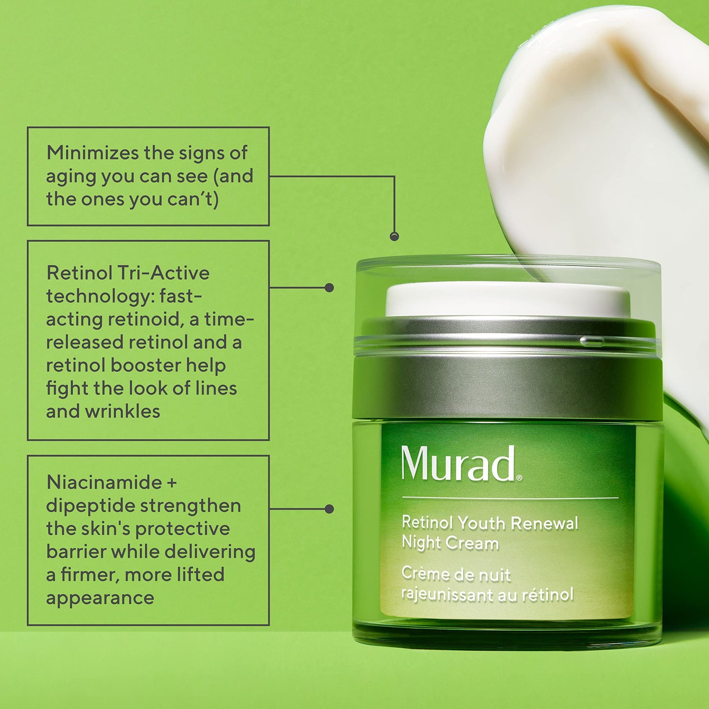 Murad AM/PM Regimen : Health Skin 24/7 - 4 Piece Day & Night Trial Kit - Multi Vitamin Clear Coat SPF 50 0.33Fl Oz, Dark Spot Serum 0.17Fl Oz, Retinol Serum 0.17Fl Oz, Retinol Night Cream 0.25Fl Oz