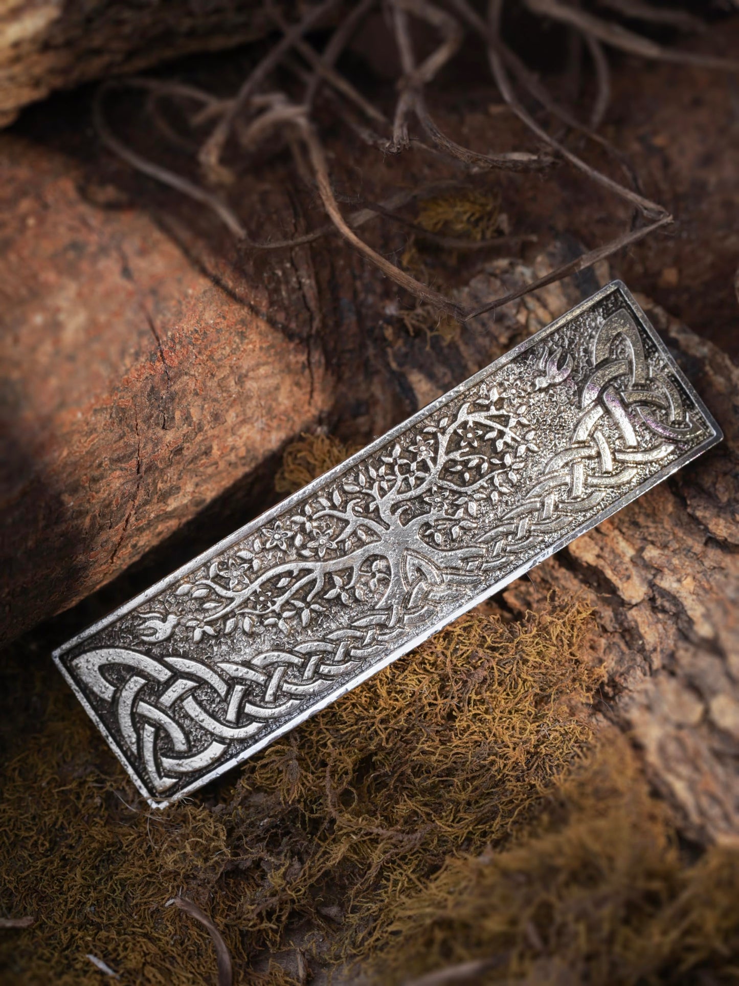 HAQUIL Viking Tree of Life Yggdrasil Hairclip Barrette Jewelry for Women