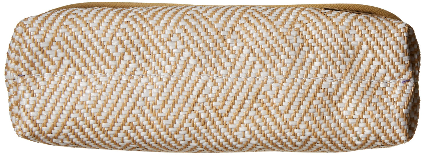 Stephanie Johnson Katie Folding Cosmetic Bag, Hamptons White