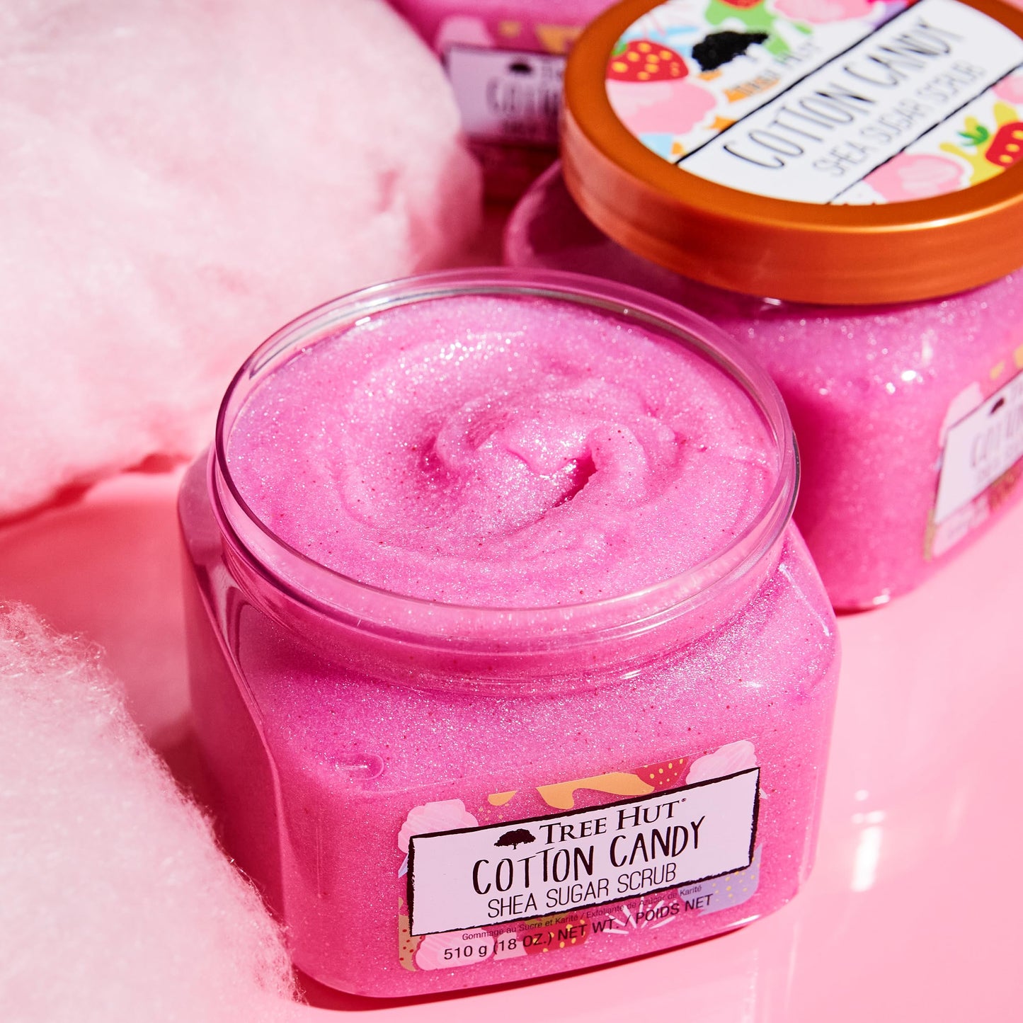 Tree Hut Cotton Candy Shea Sugar Scrub, 510 Grams